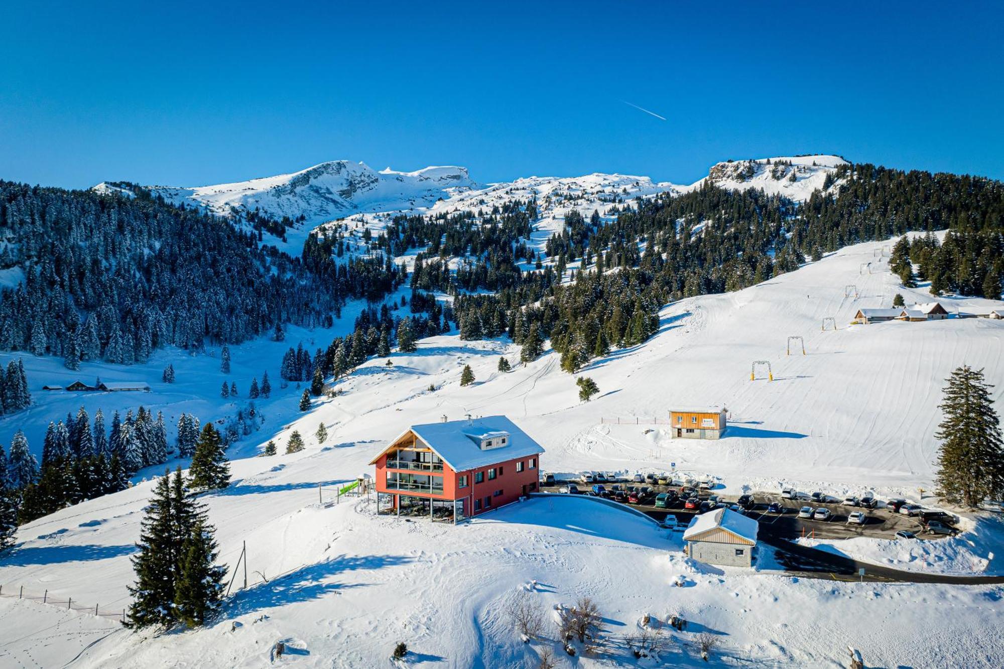 Hotel Restaurant Berghaus Malbun Buchserberg Бухс Екстериор снимка
