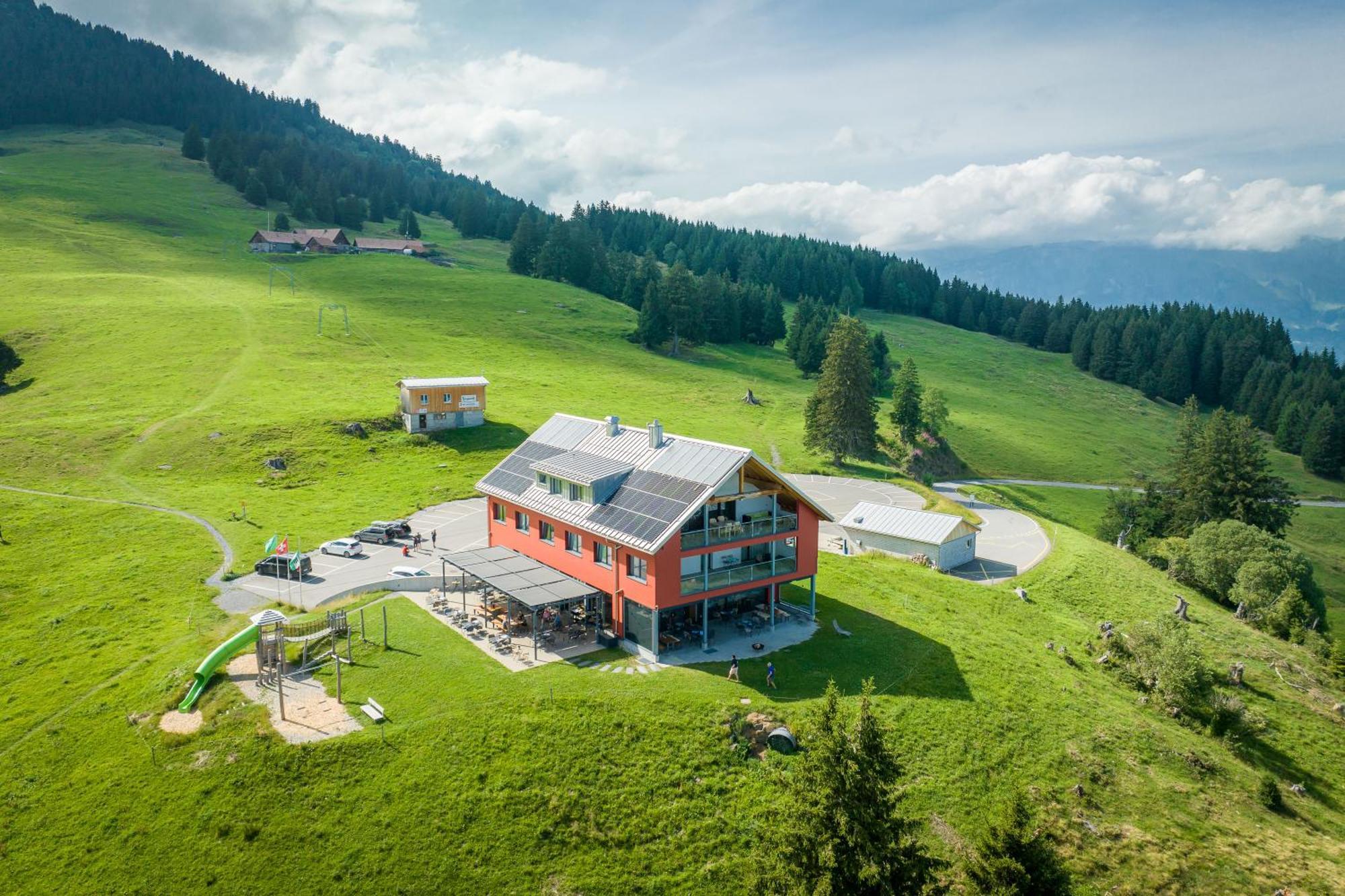 Hotel Restaurant Berghaus Malbun Buchserberg Бухс Екстериор снимка